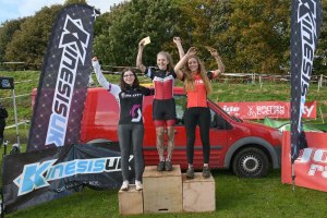 YCCA Round 5. Huddersfield Oct 2016. Podium presentations. Under 14 girls.